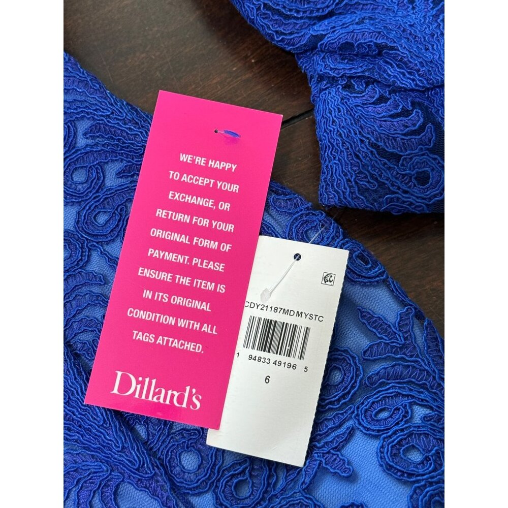 Tadashi Shoji Blue Lace Dress - Picture 5 of 9